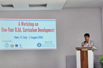 Inauguration of the Three-Day Workshop on One-Year B.Ed. Curriculum Development Concluded