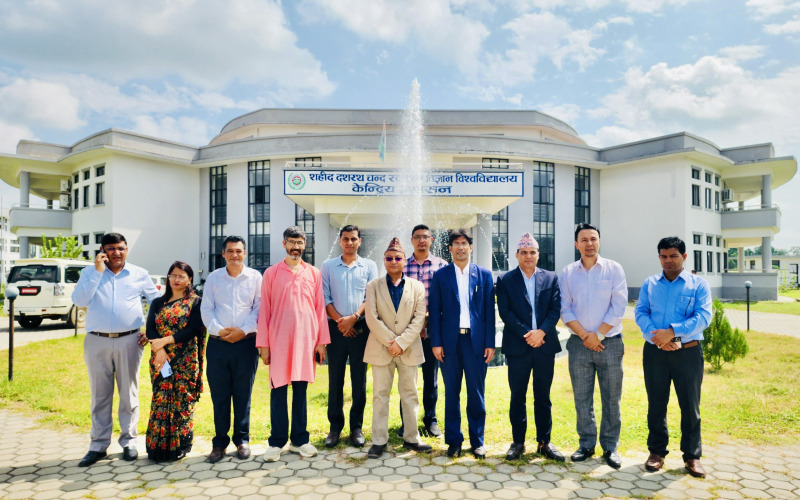 Meeting Held Between Mid-West University and Martyr Dasharath Chand University of Health Science