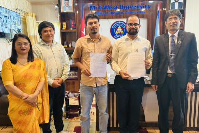 Graduate School of Krishi and Forestry and Muktinath Agriculture Company Sign MoU