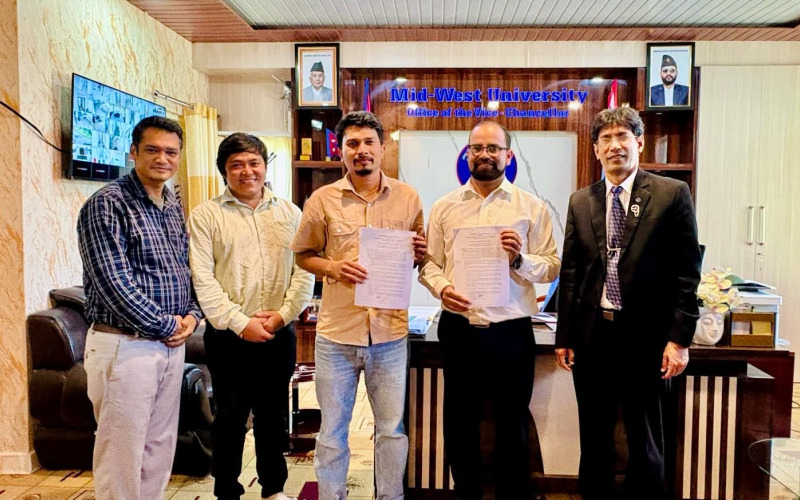 Graduate School of Krishi and Forestry and Muktinath Agriculture Company Sign MoU